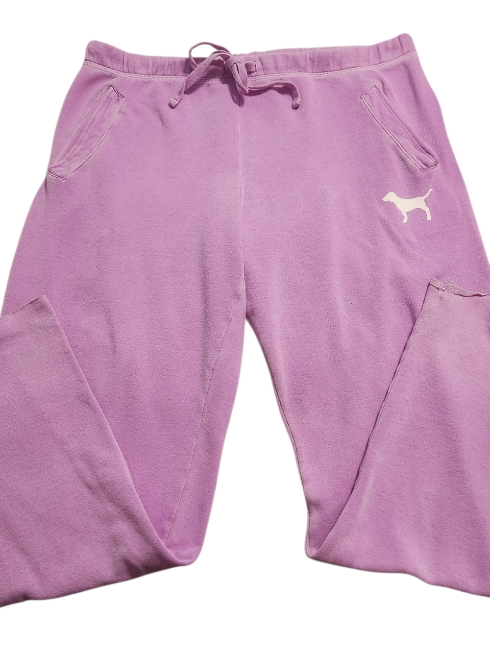 PINK Victoria's Secret Lavender Y2K Wide Leg Sweatpants, Womens, Oversized Large